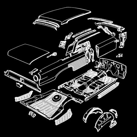 1963 galaxie sheet metal|1963 ford galaxie trunk panels.